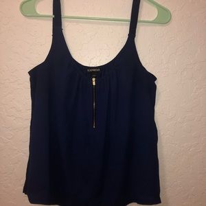 Navy blue tank top